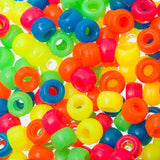 Crow Beads Multi Neon Mix 100/pk