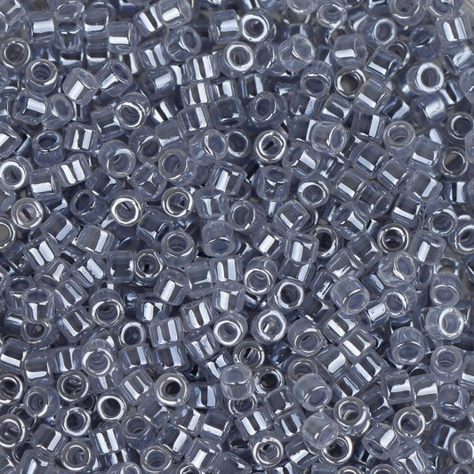 Perle Delica 11/0 #0242 Ceylan Gris Cristal Doublé 5.2g