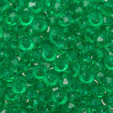 Perles rondelles en plastique de 5 mm 1000/pqt - Vert Noël