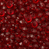 Rondelle Plastic Beads 5mm Ruby 1000/pk