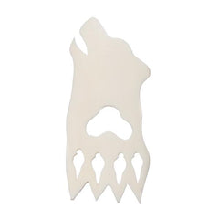 Wolfhead / Paw Hand Carved Bone Pendant 1/pk