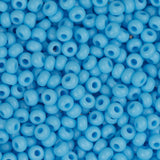 10/0 Czech Seed Beads #081 Opaque Light Blue 22g