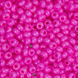 10/0 Czech Seed Beads #016 Opaque Hot Pink 22g