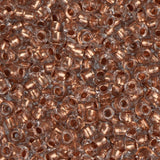 10/0 Czech Seed Beads #067 Copper Lined Crystal 22g