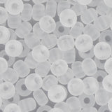 6/0 Perles de Rocailles Tchèques #047 Cristal Mat Transparent 22g