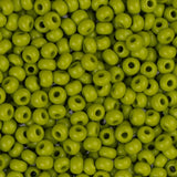 10/0 Czech Seed Beads Opaque Olive 500g