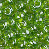 2/0 Perles de rocailles tchèques #047 Tr Lustre Lime Green 22g