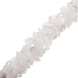 Cristal de quartz (naturel) Perle Chips 36" Strand