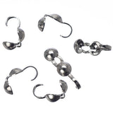 Couvercle à sertir avec boucle Nickel 100/pk