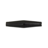 Hairpipe Imitation Horn Beads, 1.5" Black 100/pk