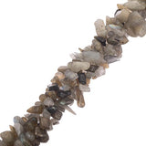 Labradorite (Naturel) Perle Chips 36" Strand