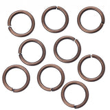 8mm Antique Copper Jump Rings 100 Grams