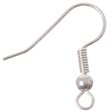 Boucles d'oreilles hameçon en argent 10/pk