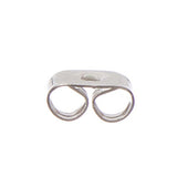 Nickel Butterfly Earring Clutch 100/pk