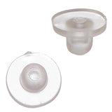 Coussinets de confort transparents pour boucles d'oreilles à clip 10/pk