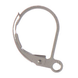 Lever Back Ear Wire 15mm Nickel 10/pk