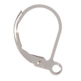 Boucles d'oreilles à levier en argent 10/pk
