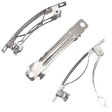 Barrette à cheveux en métal nickelé de 2 pouces 25/pqt