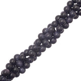6mm Goldstone Blue (Synthétique) Perles 15-16" Strand