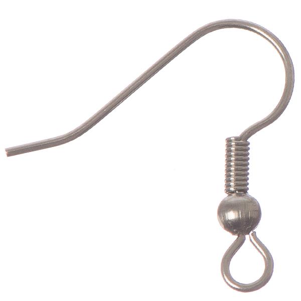 Stainless Steel Fish Hook Earrings 100/pk