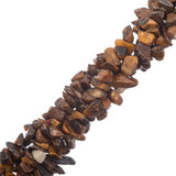 Tiger Eye Chips 5-8mm (Natural) 31" Strand