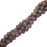 6mm Obsidienne Snowflake Brown (Naturel) Perles 15-16" Strand