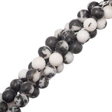 Zebra Jasper Beads 8.5mm Round (Natural) 15-16" Strand