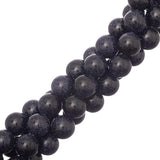 10mm Goldstone Blue (Synthétique) Perles 15-16" Strand