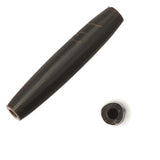 Hairpipe Horn Beads 1.5" Black 10/pk