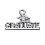 Graduate Metal Charm 13x22mm 5/pk