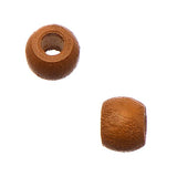 Czech Wood Crow Beads 6mm Coffee 50/pk