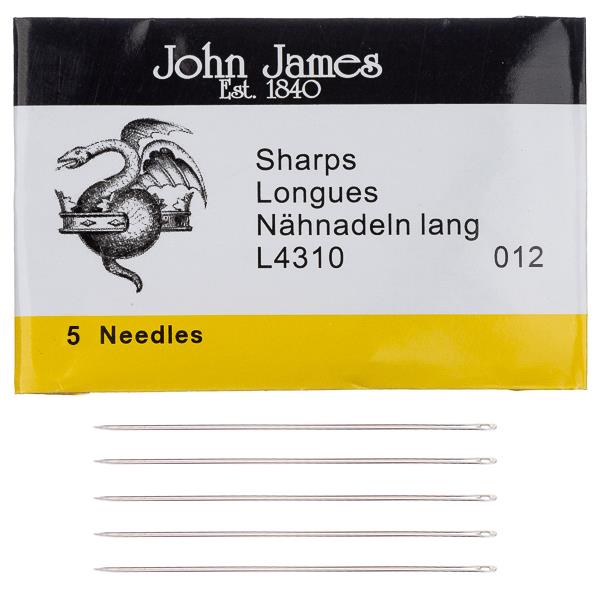 John James Glover Needles Size 6, leather Needles, 25 Needles per pack –  Garden of Beadin