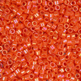 11/0 Delica Bead #0161 Opaque Orange AB 5.2g