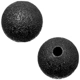 Round Stardust Beads 10mm Gunmetal 10/pk