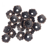 Capuchons de perles en cuivre antique de 8 mm 20/pk