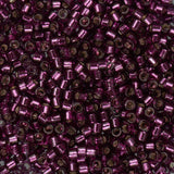 11/0 Perle Delica #1342 Framboise Doublée d'Argent 5.2g