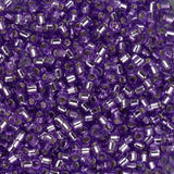 11/0 Perle Delica #1347 Violet Argent Doublé 5.2g