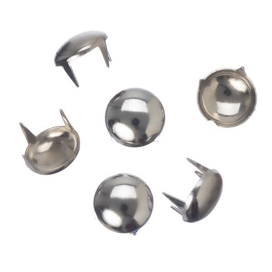 9mm Dome Nickel Garment Studs 100/pk