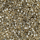 Perle Delica 11/0 #1831 Duracoat Argent Galvanisé 5.2g
