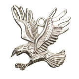 Eagle Metal Pendant 35x32mm 2/pk