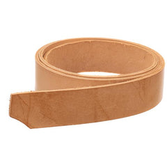 1 1/2" Vegetable Tanned Tooling Leather Strips - 4 Feet
