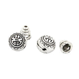Antique Silver Guru 10mm Métal Perle 1 Set/Pk