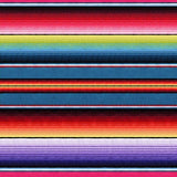 Mexicain Sombrero Blue 100% coton - Prix par mètre