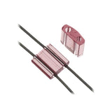 5x5mm perles de tila japonais améthyste clair transparent 5.2g