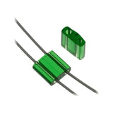 5x5mm perles de tila japonaises émeraude claire transparente 5.2g