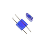 Perles de tila japonais 5x5mm bleu océan AB 5.2g