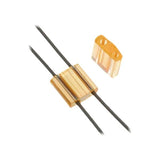 Perles Tila Japonaises 5x5mm Ambre Clair AB 5.2g