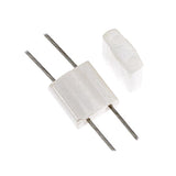 Perles de tila japonais 5x5mm blanc perle de Ceylan 5.2g