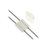 5x5mm Perles Tila Japonaises Blanc Soie AB 5.2g