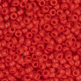 11/0 Miyuki Seed Beads #0407 Opaque Red Vermillion 22g
